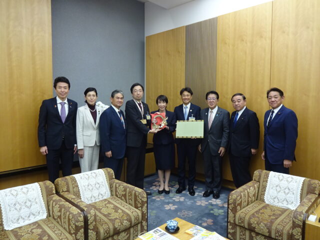 熊本県　高市総理への表敬訪問