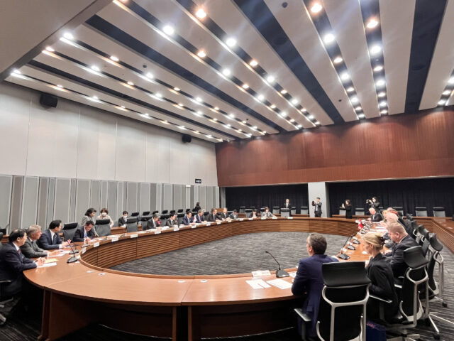 オーストリア共和国連邦参議院議長一行の参議院日墺友好議員連盟訪問