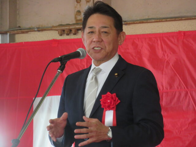 荒木よしゆき出陣式・蒲島郁夫氏旭日大綬章受章祝賀会